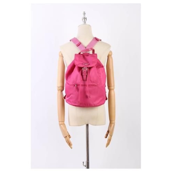 Authentic Prada Tessuto Nylon Backpack Rose Pink - Picture 4 of 16